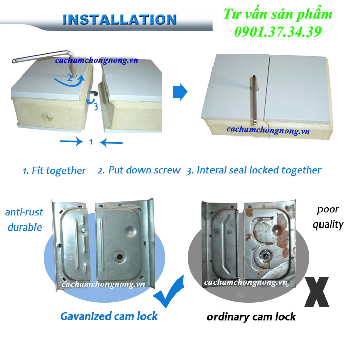 Lắp đặt panel kho lạnh
