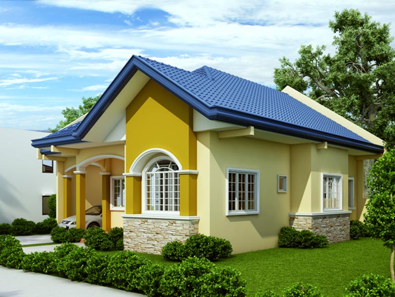 Mẫu số 16 Nh&agrave; cấp 4 m&aacute;i t&ocirc;n n&ocirc;ng th&ocirc;n mới nhất
