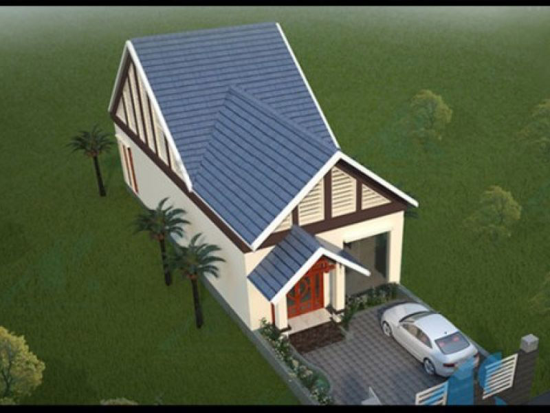 Mẫu số 9 Nh&agrave; cấp 4 m&aacute;i t&ocirc;n n&ocirc;ng th&ocirc;n mới nhất   