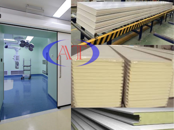 Tấm Panel Cách Nhiệt Phòng Sạch, Cách Nhiệt Kho Lạnh